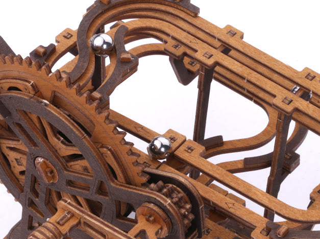 3D Houten Puzzel Mini Marble Run - DIY Wood Knikkerbaan