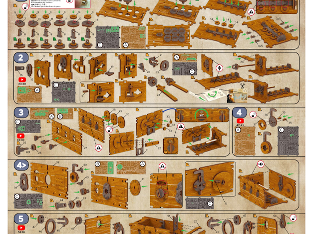 3D Houten Puzzel Escape Room Treasure Chest - DIY Wood Build