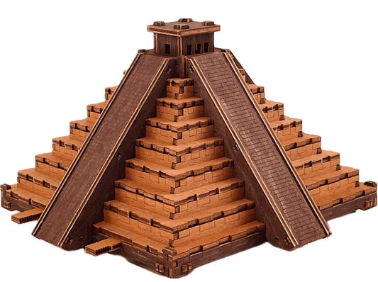 3D Houten Escape Room Puzzel Maya Pyramid - Wood Puzzles