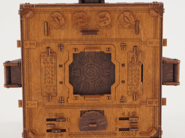 3D Houten Escape Room Puzzel Maya Pyramid - Wood Puzzles