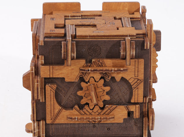 3D Houten Puzzel Escape Room Puzzle Box - DIY Wood Build