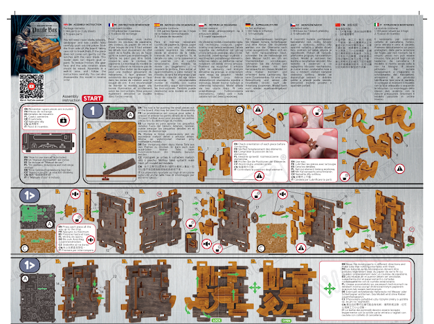 3D Houten Puzzel Escape Room Puzzle Box - DIY Wood Build