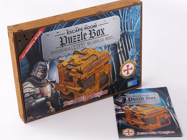 3D Houten Puzzel Escape Room Puzzle Box - DIY Wood Build