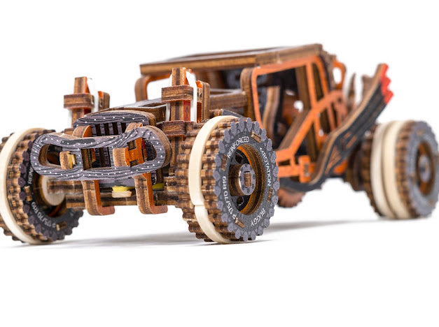 3D Houten Puzzel Auto Buggy - DIY Wood Puzzles Color