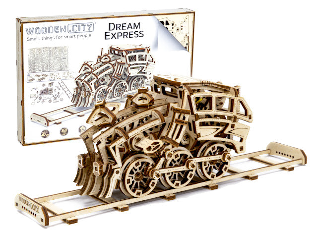 3D Houten Puzzel Dream Express - DIY Wood Puzzles