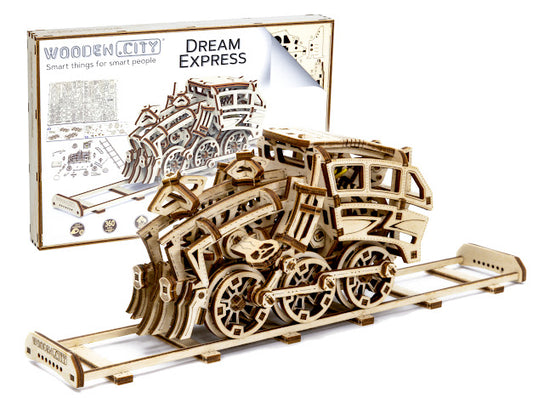 3D Houten Puzzel Dream Express - DIY Wood Puzzles