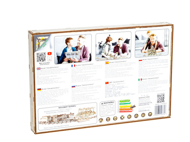 3D Houten Puzzel Dream Express - DIY Wood Puzzles