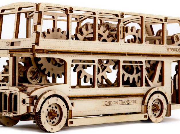 3D Houten Puzzel London Bus - DIY Wood Builds