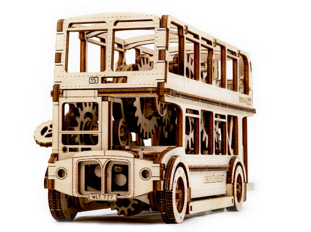3D Houten Puzzel London Bus - DIY Wood Builds