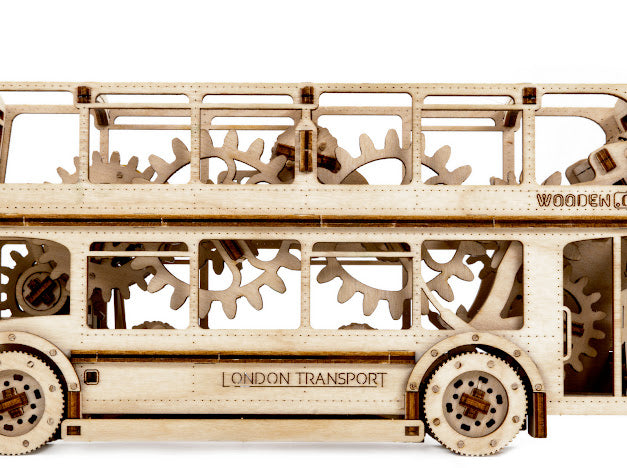 3D Houten Puzzel London Bus - DIY Wood Builds