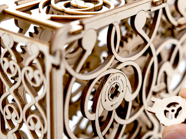 3D Houten Puzzel Mechanical Picture - DIY Wood Builds