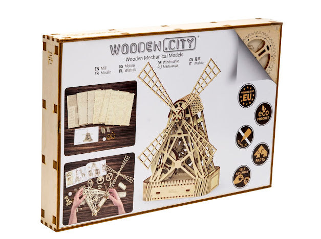 3D Houten Puzzel Dutch Mill - DIY Wood Builds