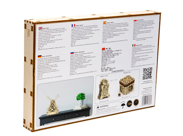 3D Houten Puzzel Dutch Mill - DIY Wood Builds