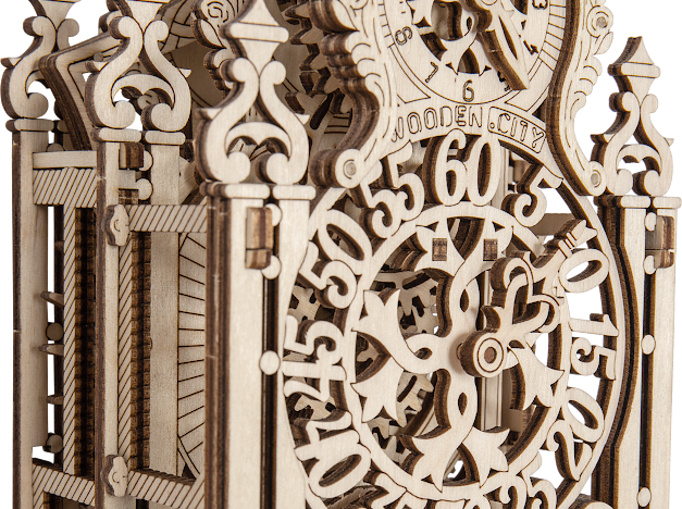 3D Houten Puzzel Royal Clock - DIY Wood Builds