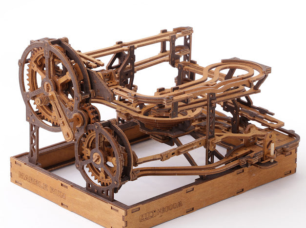 3D Houten Puzzel Marble Run - DIY Wood Knikkerbaan