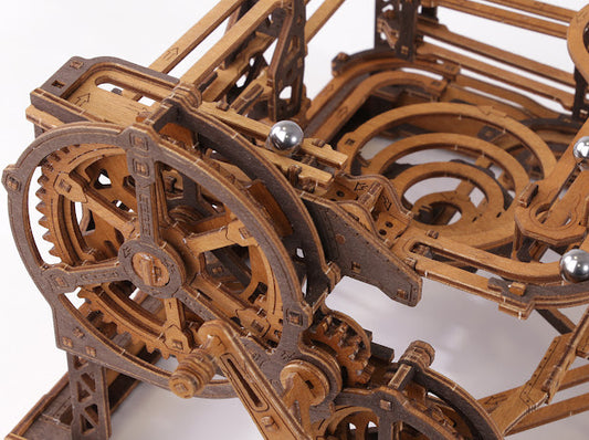 3D Houten Puzzel Marble Run - DIY Wood Knikkerbaan