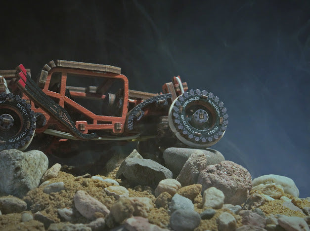 3D Houten Puzzel Auto Buggy - DIY Wood Puzzles Color