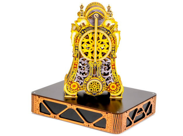 3D Houten Puzzel Magic Clock LE - DIY Wood Puzzles Color