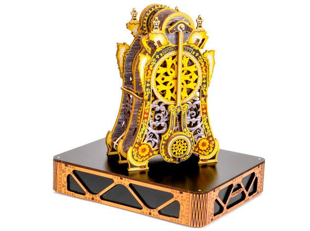 3D Houten Puzzel Magic Clock LE - DIY Wood Puzzles Color