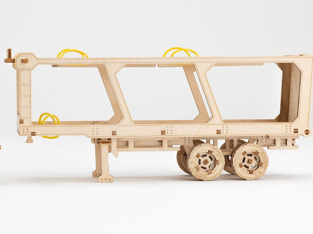 3D Houten Puzzel Car Carrier Truck - DIY Wood Puzzles