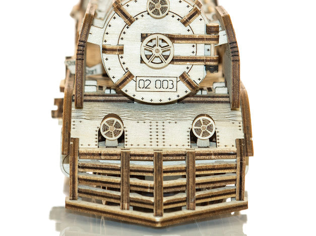 3D Houten Puzzel Locomotief & Spoor 1:40 - DIY Build