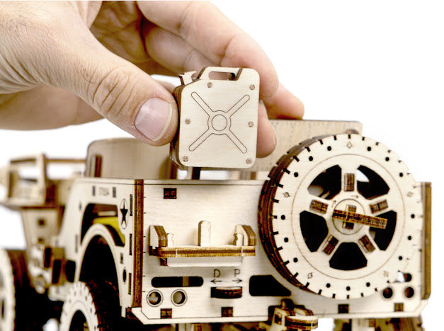 3D Houten Puzzel Off Roader 4x4 Car - DIY Wood Build