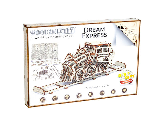 3D Houten Puzzel Dream Express - DIY Wood Puzzles
