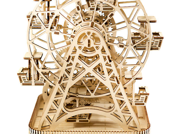 3D Houten Puzzel Ferris Wheel - DIY Wood Puzzles