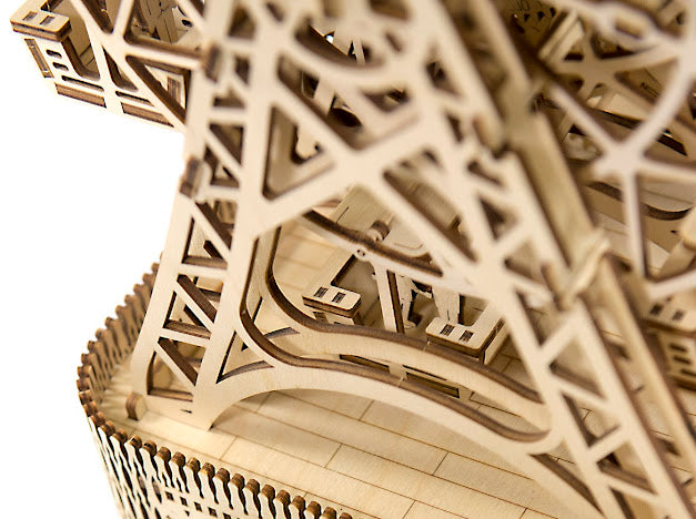 3D Houten Puzzel Ferris Wheel - DIY Wood Puzzles