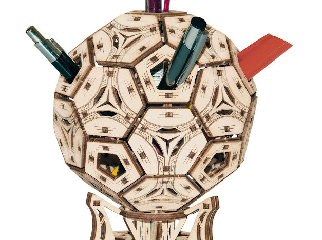 3D Houten PuzzelFootball Cup Organizer - DIY Wood Puzzles