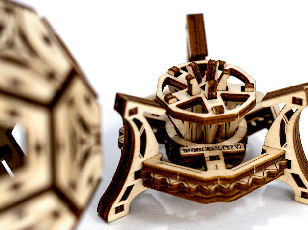 3D Houten PuzzelFootball Cup Organizer - DIY Wood Puzzles