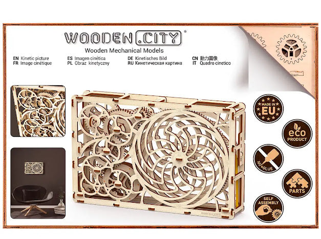 3D Houten Puzzel Kinetic Picture - DIY Wood Builds