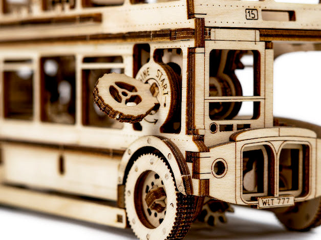 3D Houten Puzzel London Bus - DIY Wood Builds