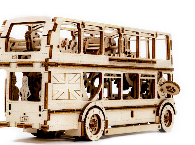 3D Houten Puzzel London Bus - DIY Wood Builds