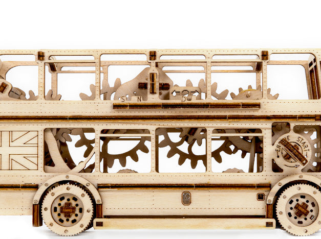 3D Houten Puzzel London Bus - DIY Wood Builds