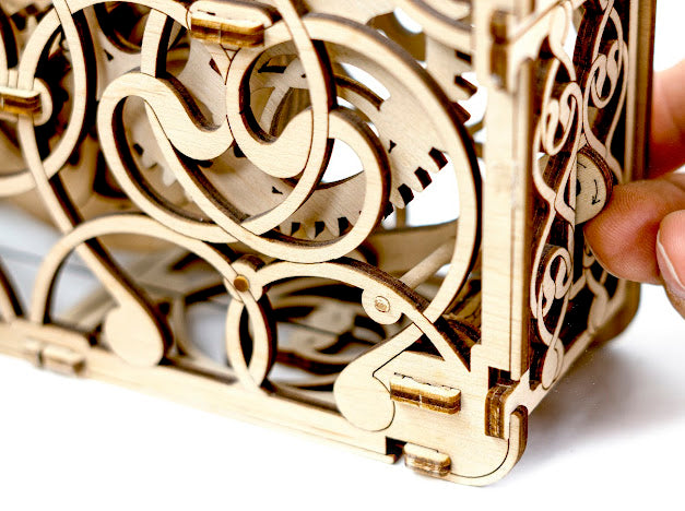 3D Houten Puzzel Mechanical Picture - DIY Wood Builds