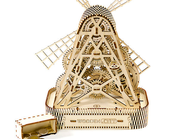 3D Houten Puzzel Dutch Mill - DIY Wood Builds