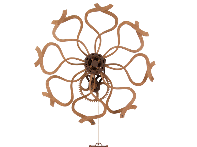 3D Houten Puzzel Kinetic Wall Art Sculpture Ornate Geometric