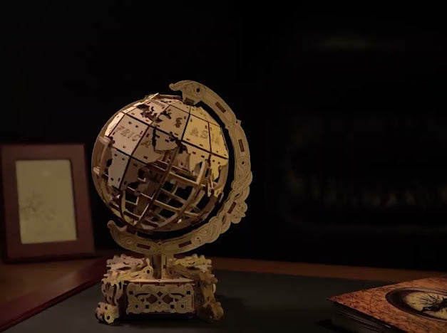 3D Houten Puzzel World Globe - DIY Wood Builds