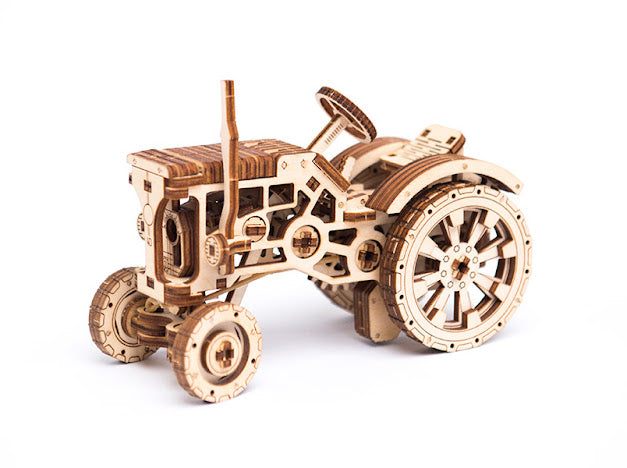 3D Houten Puzzel Tractor - DIY Wood Builds - Model Bouw