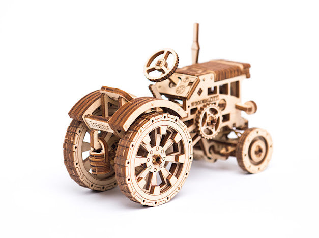 3D Houten Puzzel Tractor - DIY Wood Builds - Model Bouw