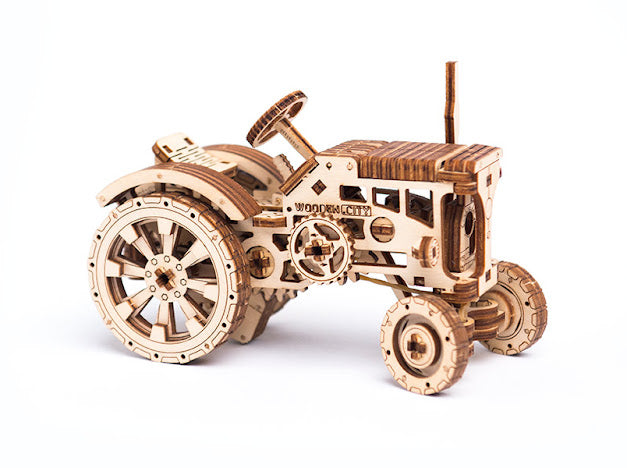 3D Houten Puzzel Tractor - DIY Wood Builds - Model Bouw