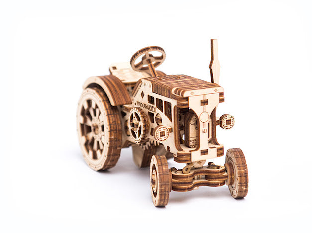 3D Houten Puzzel Tractor - DIY Wood Builds - Model Bouw